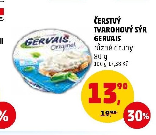 ČERSTVÝ TVAROHOVÝ SÝR GERVAIS