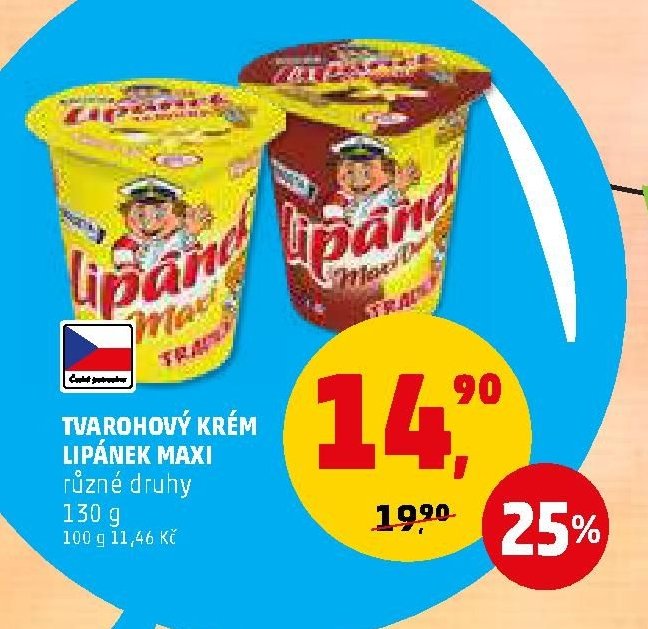 TVAROHOVÝ KRÉM LIPÁNEK MAXI