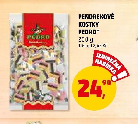 PENDREKOVÉ KOSTKY PEDRO