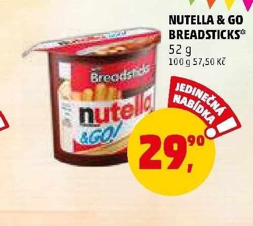 NUTELLA & GO BREADSTICKS
