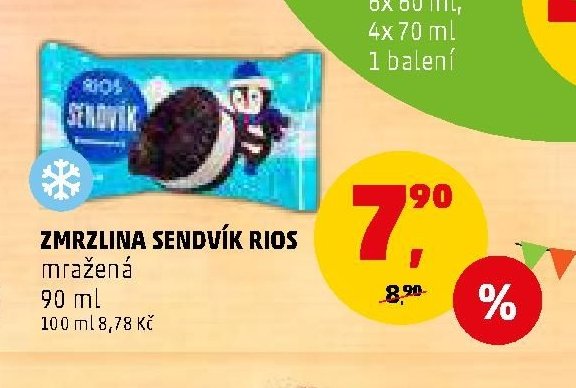 ZMRZLINA SENDVÍK RIOS