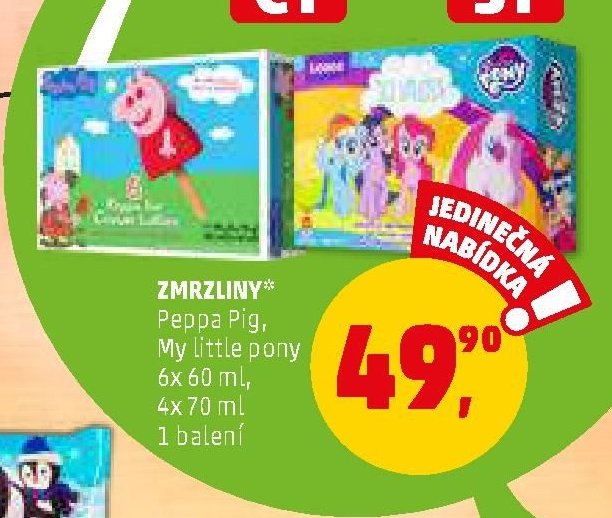ZMRZLINY Peppa Pig, My little pony