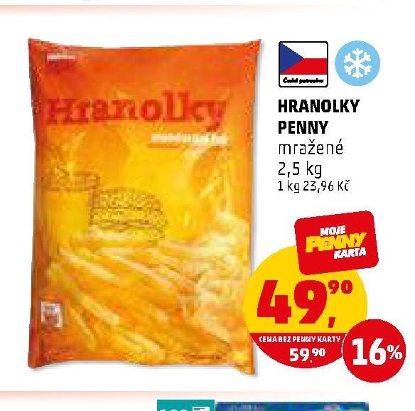 Hranolky Penny mražené