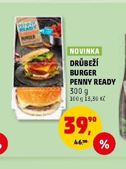 Drůbeží burger Penny Ready