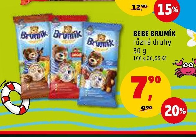 BEBE BRUMÍK různé druhy