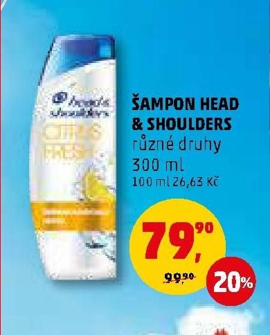 ŠAMPON HEAD & SHOULDERS různé druhy