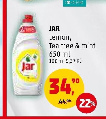 JAR Lemon, Tea tree & mint