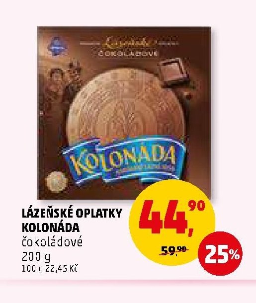 Lázeňské oplatky Kolonáda