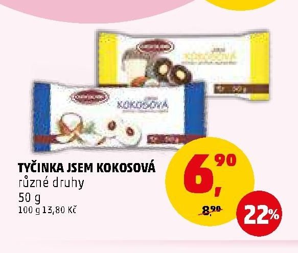 Tyčinka Jsem kokosová