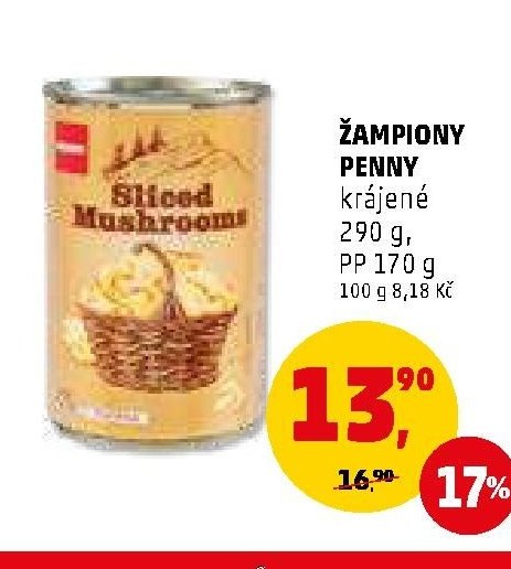 Žampiony Penny