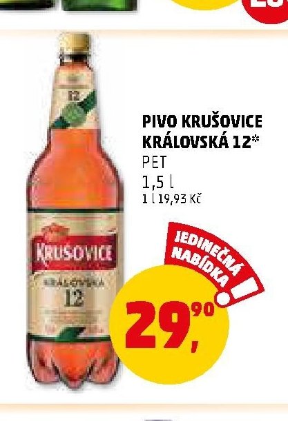 PIVO KRUŠOVICE KRÁLOVSKÁ 12* PET