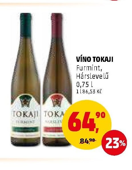 VÍNO TOKAJI Furmint, Hárslevelű