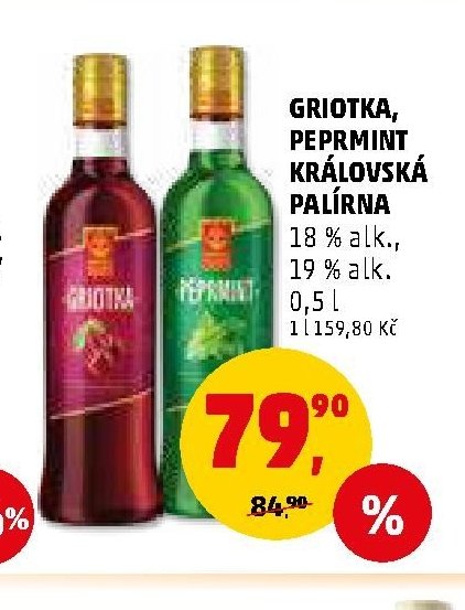 GRIOTKA, PEPRMINT KRÁLOVSKÁ PALÍRNA