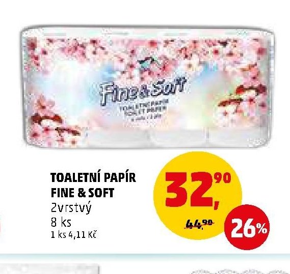TOALETNÍ PAPÍR FINE & SOFT