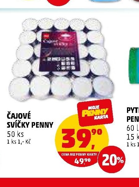 ČAJOVÉ SVÍČKY PENNY