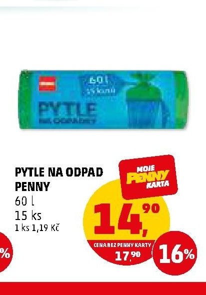 PYTLE NA ODPAD PENNY
