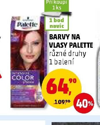 BARVY NA VLASY PALETTE
