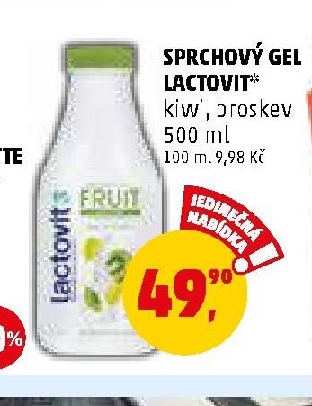 SPRCHOVÝ GEL LACTOVIT