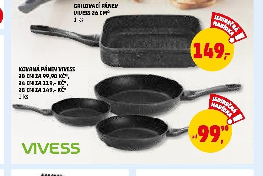 KOVANÁ PÁNEV VIVESS