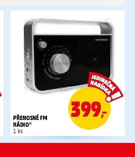 PŘENOSNÉ FM RÁDIO