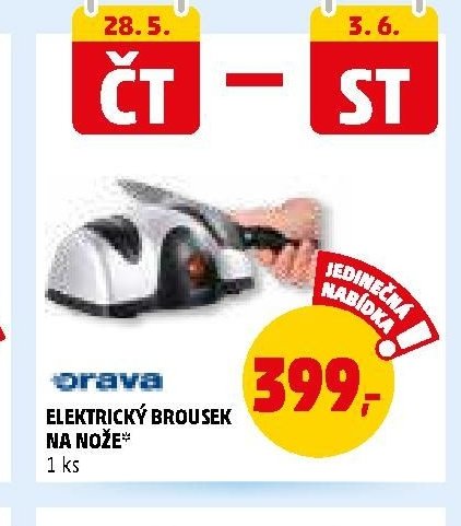 ELEKTRICKÝ BROUSEK NA NOŽE