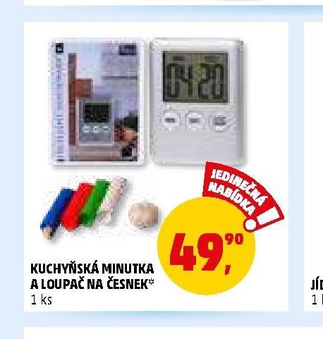 KUCHYŇSKÁ MINUTKA A LOUPAČ NA ČESNEK