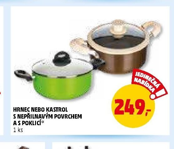 HRNEC NEBO KASTROL S NEPŘILNAVÝM POVRCHEM A S POKLICÍ