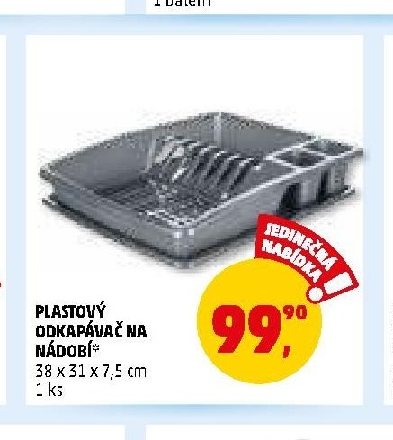 PLASTOVÝ ODKAPÁVAČ NA NÁDOBÍ