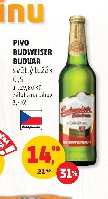 Pivo Budweiser Budvar