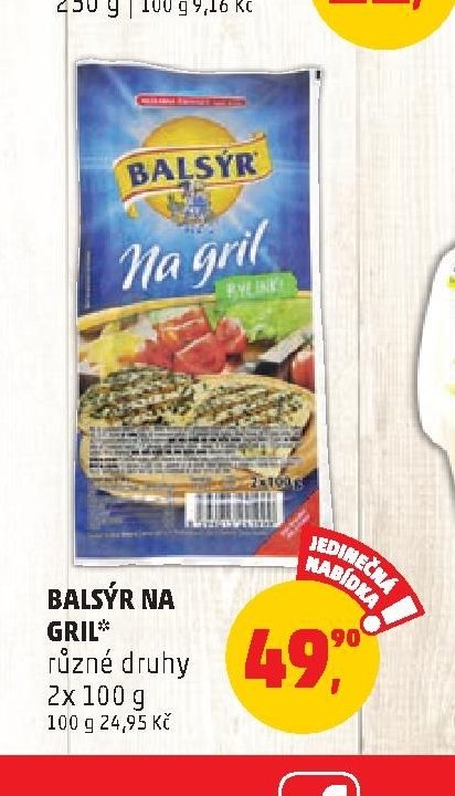 Balsýr na gril