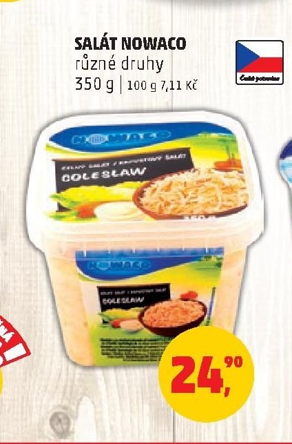 Salát Nowaco různé druhy