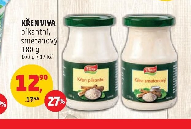 Křen Viva pikantní, smetanový