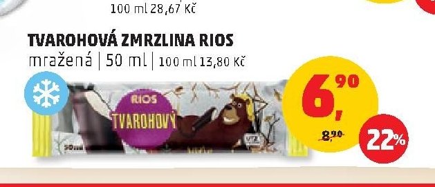 TVAROHOVÁ ZMRZLINA RIOS