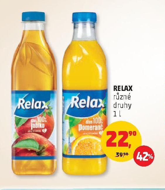 Relax různé druhy 1 l