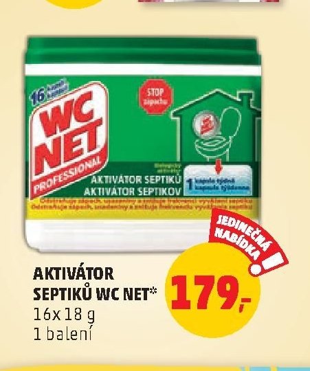 Aktivátor septiků WC Net