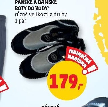 PÁNSKÉ A DÁMSKÉ BOTY DO VODY