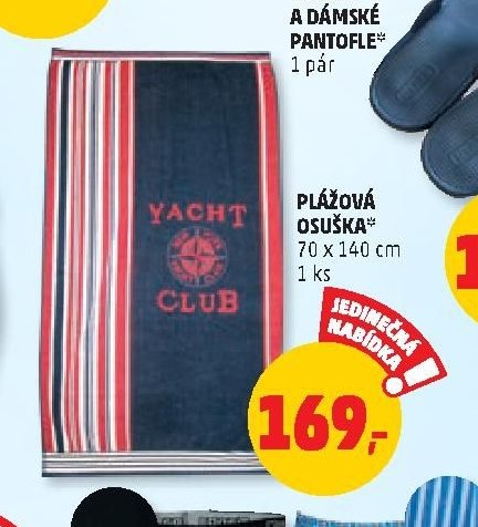 PLÁŽOVÁ OSUŠKA