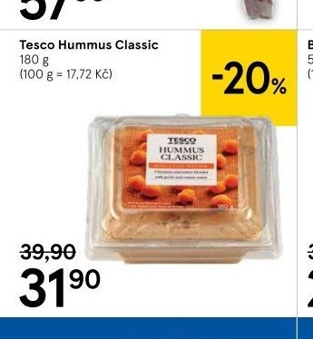 Tesco Hummus Classic
