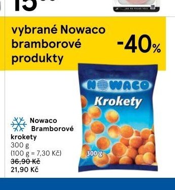 Nowaco bramborové krokety