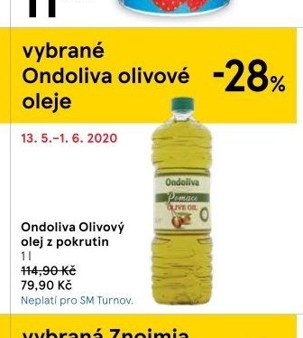 Ondoliva Olivový olej z pokrutin