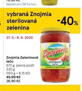 Znojmia Zeleninové lečo