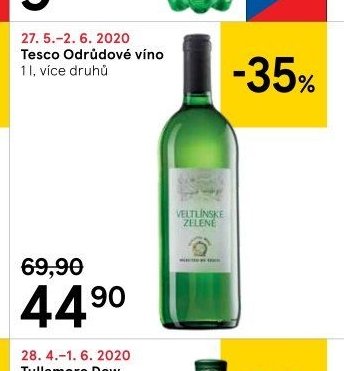 Tesco Odrůdové víno