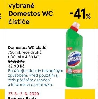 Domestos WC čistič