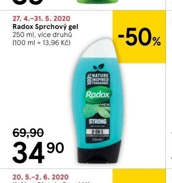 Radox Sprchový gel