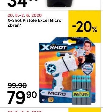 X-Shot Pistole Excel Micro Zbraň