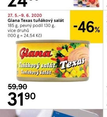Giana Texas tuňákový salát