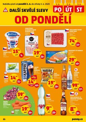 akční leták Penny Market 28.5.2020-3.6.2020