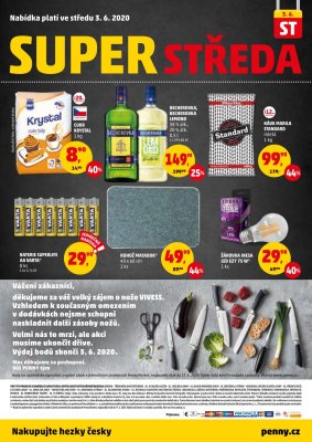 akční leták Penny Market 28.5.2020-3.6.2020