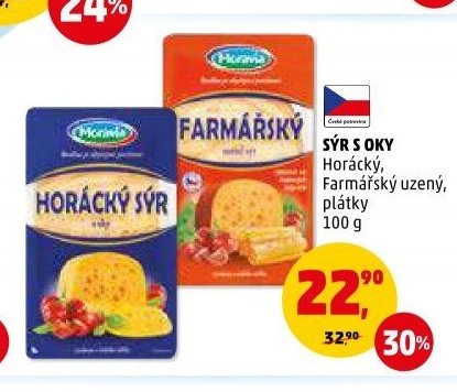 SÝR S OKY HORÁCKÝ, FARMÁŘSKÝ UZENÝ