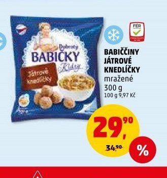 BABIČČINY JÁTROVÉ KNEDLÍČKY mražené